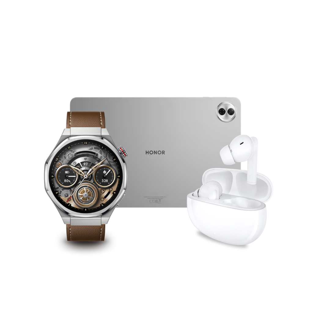 honor watch ipad and bud