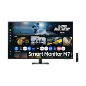 Samsung 43" Smart Monitor M70F 4K (LS43FM700UNXZA) – UHD Display with Smart TV Apps