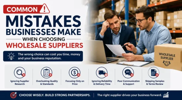 Common Mistakes When Choosing Wholesale Suppliers